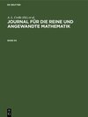 Buchcover Journal für die reine und angewandte Mathematik / Journal für die reine und angewandte Mathematik. Band 94