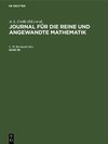 Buchcover Journal für die reine und angewandte Mathematik / Journal für die reine und angewandte Mathematik. Band 88
