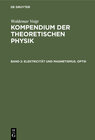 Buchcover Woldemar Voigt: Kompendium der theoretischen Physik / Elektricität und Magnetismus. Optik