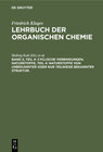 Buchcover Victor Meyer: Lehrbuch der organischen Chemie / Cyclische Verbindungen. Naturstoffe, Teil 4: Naturstoffe von unbekannter
