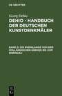 Buchcover Die Rheinlande von der holländischen Grenze bis zum Rheingau