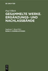 Buchcover Paul Tillich: Gesammelte Werke. Ergänzungs- und Nachlaßbände / Korrelationen