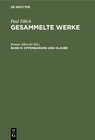 Buchcover Paul Tillich: Gesammelte Werke / Offenbarung und Glaube