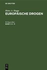Buchcover Heinz A. Hoppe: Europäische Drogen / A - H