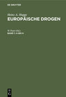 Buchcover Heinz A. Hoppe: Europäische Drogen / A bis H