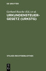 Buchcover Urkundensteuergesetz (UrkStG)