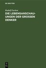 Buchcover Die Lebensanschauungen der grossen Denker