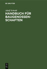 Buchcover Handbuch für Baugenossenschaften