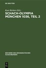 Buchcover Schach-Olympia München 1036, Teil 2