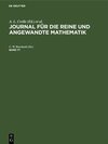 Buchcover Journal für die reine und angewandte Mathematik / Journal für die reine und angewandte Mathematik. Band 77