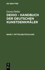 Buchcover Georg Dehio: Dehio - Handbuch der deutschen Kunstdenkmäler / Mitteldeutschland