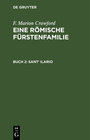 Buchcover F. Marion Crawford: Eine Römische Fürstenfamilie / Sant’ Ilario