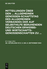 Buchcover Mitteilungen über den ... Allgemeinen Genossenschaftstag des Allgemeinen... / 4. bis. 8. September 1905