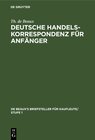 Buchcover Deutsche Handelskorrespondenz für Anfänger