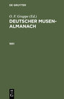 Buchcover Deutscher Musen-Almanach / 1851