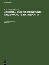 Buchcover Journal für die reine und angewandte Mathematik / Journal für die reine und angewandte Mathematik. Band 69