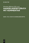 Buchcover Handelsgesetzbuch mit Kommentar / Buch III (Handelsgeschäfte)