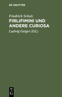 Buchcover Firlifimini und andere Curiosa