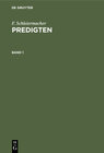 Buchcover F. Schleiermacher: Predigten / F. Schleiermacher: Predigten. Band 1