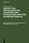 Buchcover Rudolf Virchow: Archiv für pathologische Anatomie und Physiologie... / Hierzu das vollständige Inhalts-Verzeichniss zu B