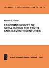 Buchcover Economic Survey of Syria during the Tenth and Eleventh Centuries