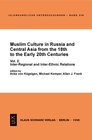 Buchcover Muslim Culture in Russia and Central Asia from the 18th to the Early 20th Centuries