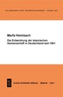 Buchcover Die Entwicklung der islamischen Gemeinschaft in Deutschland seit 1961