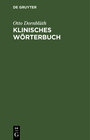 Buchcover Klinisches Wörterbuch