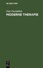Buchcover Moderne Therapie