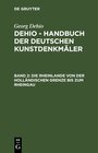 Buchcover Die Rheinlande von der holländischen Grenze bis zum Rheingau