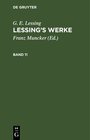 Buchcover Lessing’s Werke. Band 11