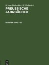 Buchcover H. von Treitschke; H. Delbrück: Preußische Jahrbücher / Register Band 1–25