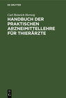 Buchcover Handbuch der Praktischen Arzneimittellehre für Thierärzte