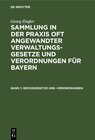 Buchcover Georg Ziegler: Sammlung in der Praxis oft angewandter Verwaltungsgesetze... / Reichsgesetze und -Verordnungen