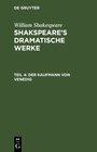 Buchcover William Shakespeare: Shakspeare’s dramatische Werke / Der Kaufmann von Venedig