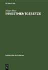 Buchcover Investmentgesetze