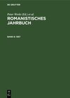 Buchcover Romanistisches Jahrbuch / 1957