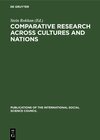 Buchcover Comparative Research across Cultures and Nations