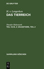 Buchcover H. v. Lengerken: Das Tierreich / Säugetiere, Teil 2
