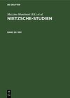 Buchcover Nietzsche-Studien / 1991