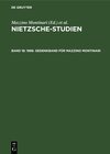 Buchcover Nietzsche-Studien / 1989. Gedenkband für Mazzino Montinari