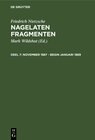 Buchcover Friedrich Nietzsche: Nagelaten fragmenten / November 1887 - begin januari 1889