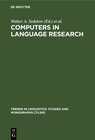 Buchcover Computers in Language Research