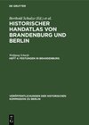 Buchcover Historischer Handatlas von Brandenburg und Berlin. Nachträge / Festungen in Brandenburg