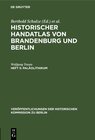 Buchcover Historischer Handatlas von Brandenburg und Berlin. Nachträge / Paläolithikum