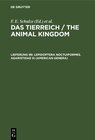 Buchcover Das Tierreich / The Animal Kingdom / Lepidoptera Noctuiformes. Agaristidae III (American Genera)