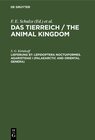 Buchcover Das Tierreich / The Animal Kingdom / Lepidoptera Noctuiformes. Agaristidae I (Palaearctic and Oriental Genera)