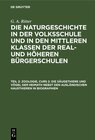 Buchcover G. A. Ritter: Die Naturgeschichte in der Volksschule und in den mittleren... / Zoologie, Curs 2: Die Säugethiere und Vög