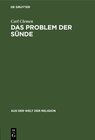 Buchcover Das Problem der Sünde