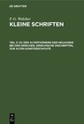 Buchcover Zu den Alterthümern der Heilkunde bei den Griechen, griechische Inschriften, zur alten Kunstgeschichte